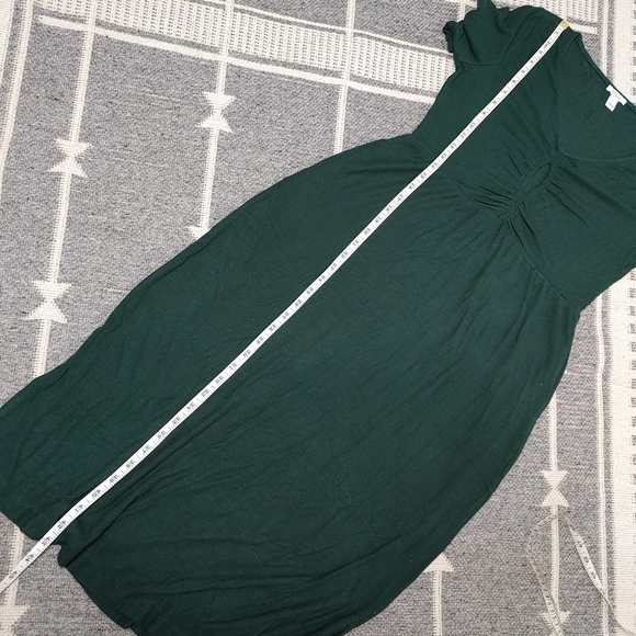 RIBBED keyhole midi dress size M - Picture 11 of 11